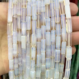 4*13MM Natural Stone Square Aventurine Tiger Eye Agates Crystal Jades Spacer Beads For Jewelry Making DIY Bracelet Accessories