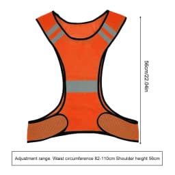 Highlight Reflective Vest Breathable Security Reflective Vest Lightweight Adjustable for Men Women Outdoor Night Riding