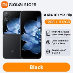 Xiaomi MIX Flip Smartphone Global Version New Snapdragon 8 Gen 3 CPU 512GB ROM 50MP Leica Camera Foldable Display NFC