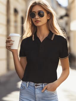 Solid Color Summer Womens T-Shirt Soft Comfortable Polo Shirt All-Match Lapel Streetwear Unisex Hip Hop Woman Short Sleeve Top
