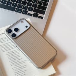 Electroplated 3D Stripes Pattern for Magsafe Magnetic Case For iPhone 17 17Pro 16 15 14 Pro Max Matte Shockproof Hard PC Cover