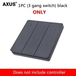 1 2 3 Channel Button 86 Type Wall Panel RF 433Mhz Remote Controller for RF433 Smart Switch RF433 for Home Led Light Lamp Fan