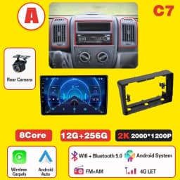 Android 16 For Fiat Ducato 2005-2025 Citroen Jumper Peugeot Boxer Dodge Ram carplay radio auto android head unit multimedia play