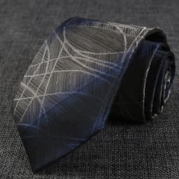 New Men's Tie Classic Stripes Striped 8cm Jacquard Necktie Accessories Daily Wear Cravat Wedding Business Party Gift