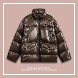 Lightweight Men's down Jacket American High Street Repellent Foldable Oil Film NOONE Retro Style Long Sleeve Ethnic Clothing