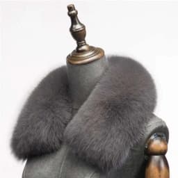 Winter Natural Fox Fur Scarf Square Collar For Men Short Scarves Neck Warm Thick Scarves Real Fox Fur Shawl Male Coat Decorate