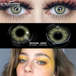 EYESHARE 1 Pair Colored Contact Lenses Natural Look Fast Delivery Brown Eye Lenses Gray Contact Green Eye Lenses Blue Lenses