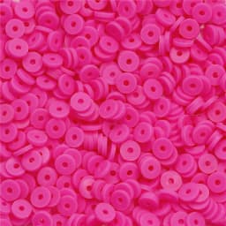 350Pcs/Lot 6mm Flat Round Polymer Clay Beads Loose Spacer Beads for Jewelry Making DIY Needlework Bracelet Necklace Earrings