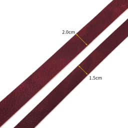 10 Meters DIY Leather Crafts Straps Strips Soft Leather Crafts Accessories Belt Handle Luggage Accessories Durable Luggage Belt