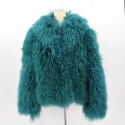 PINK JAVA QC23056 new arrival real mongolia sheep fur jackets women winter fur coat wholesale hot sale