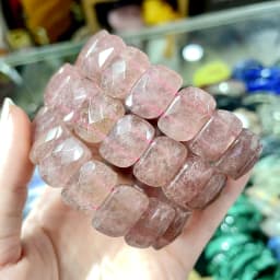 New 10X12MM Natural Stone S-shaped Amethyst Agate Tiger Eye Crystal Bracelet for Men and Women, Simple and Fashionable Jewelry