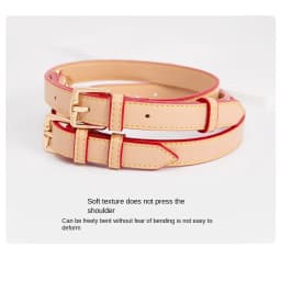 1Pc PU Leather Bag Straps for LV Speedy 20 25 30 Adjustable Shoulder Straps Punch-free Crossbody Long Bag Belt Bag Accessories
