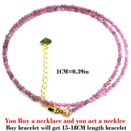 Simple Bohemian Natural Stone Cut the Shiny Beads Necklace Bracelet Set for Women Charms Fashion Female Party Gift Jewelry