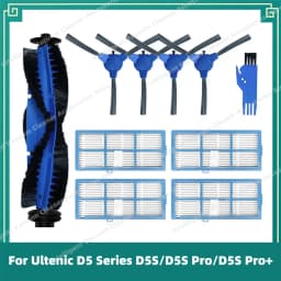 Fit For Ultenic D5 Series D5S / D5S Pro / D5S Pro+ / Lenovo E1 Vacuum Parts Main Side Brush Hepa Filter Mop Rag Accessories Kits
