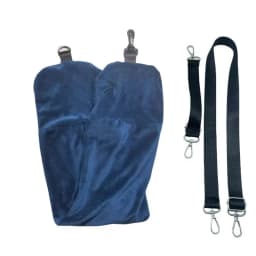 U-Shaped Fillable Travel Neck Pillow 2-in-1 Clothes Storage Neck Cushion for Airplane Travel Portable Washable Pillowcase Bag