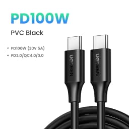 UGREEN PD100W USB Type C To USB C Cable for iPhone Duo 18Pro 17 Samsung S26 25 iPad Laptop Fast Charger Cord 5A E-Marker Chip