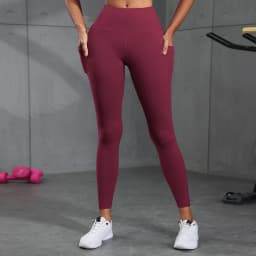 1/2 Pcs Super Soft Sports Leggings With Pockets For Women High Waisted Workout Yoga Running Push Up Fitness Tight Pants Women's