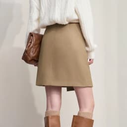 AMII Skirts for Women Casual Solid Elegant Asymmetrical A-line Mini Skirt Versatile 2025 Autumn New Ladies Clothing 12523148