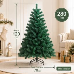 Large Artificial Christmas Tree PVC Encrypted with LED Lights Christmas Tree 120m To 300cm Family Christmas New Yea Party Decor