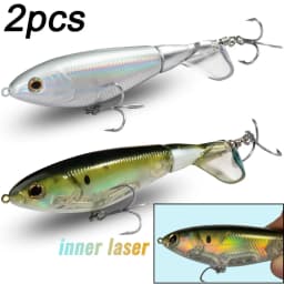Propeller Plopper Chopp 20g 27g Bait 5X Strong Hook Swimbait Pesca Spin Wobbler Spinnerbait Fishing Topwater Crankbait Lure Kit