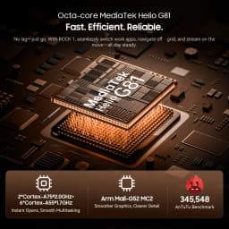 Blackview ROCK 1 Rugged Smartphone, Android 16, 24GB(8+16GB Expand) RAM 256GB ROM, 6.56" HD+ IPS Display, 15000mAh Large Battery, Underwater Camera, IP68 IP69K, Helio G81, Wi‑Fi 5 BT 5.0, NFC