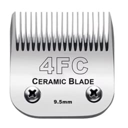7FC Detachable Pet Dog Clipper Blade Set Compatible With For Most Andis, Oster A5 , Wahl KMClippers,Ceramic &Carbon Steel Blade