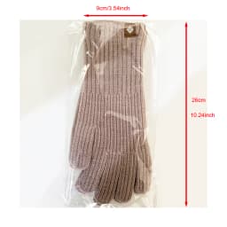 New Cute Style Long Solid Color Knitted Label Girls' Gloves Fingerless Touch Screen Anti-cold Autumn Winter ins Y2K