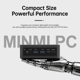 TOPC AMD Ryzen AI 9 HX465 ES Mini PC ,OCuLink, USB4, Dual 2.5G LAN, DDR5, PCIe 4.0, WiFi 6, NUC Gaming Mini Computer