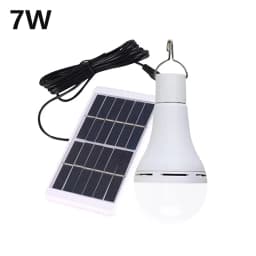 LED Solar Bulb Light Waterproof Outdoor 5V USB Charged Hanging Emergency Sunlight Powered Lamp Portable Powerful Indoor House