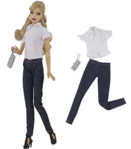 1 Set Doll Clothes 1:6 Scale Dress Outfit for 11.5 Inch 30cm Doll Many Style for Choice Gifts for Girls Doll Accessories #5