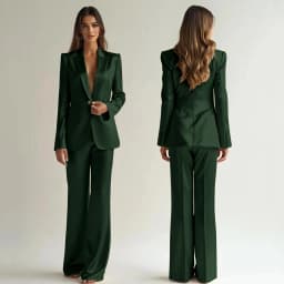Luxury High Quality Women's Suit One Button 2 Piece Jacket Pants Female Clothing Slim Fit Smart Office Banquet Lady Blazer Set