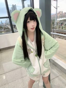 2000s Japan Harajuku Kawaii Print Patchwork Dot Zip Up Hoodie Coat Y2k American Vintage Winter New Warm Top Hooded Sweatshirts