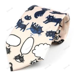 Vintage Art Oil Graffiti Print Tie Soft Touch New Design 8.5cm Imitation Silk Tie Casual Wedding Party Tie Gift Accessories