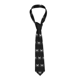 Formal Spider Cartoon Neck Tie for Office Custom Men Spider Web Cute Little Animal Neckties