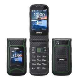 UNIWA X29 Flip Mobile Phone Big Push-Button Clamshell Cellphone Senior Dual Sim Support MP3 MP4 2.1BT Russian Keyboard Phone