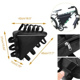 27 size Mountain Bike Triangle Tube Frame Bag Case Battery MTB Storage Protect