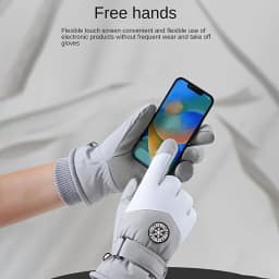 Autumn Winter Women Gloves Touch Screen Windproof Warm Riding Snow Play Men and Women Warm Gloves
