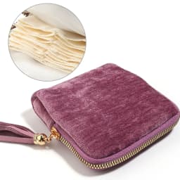 1pc Velvet 6 Layers Jewelry Storage Bag With Tassel Zipper Jewelry Pouch For Bracelet Bangle Ring Necklace Jewelry Organizer