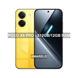 Poco X8 PRO 5G, 512GB/12GB, MediaTek Dimensity 8500-Ultra, Bateria 6500mAh, Câmera 50MP ,Versão Global
