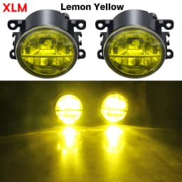 2 Pieces Car Front Fog Light Assembly 30W H11 LED Fog Daytime Running Lamp DRL 6000LM For Subaru BRZ 2013-2018
