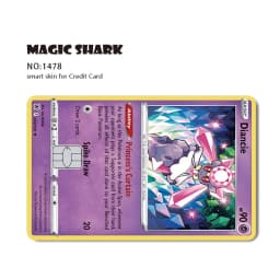 2026 New Charizard Blastoise Bulbasaur Eevee Metwo Sticker Film Skin Cover for Credit Debit Card