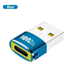 1/2/5Pcs USB To Type C OTG Adapter USB USB-C Female To USB Male PD100W Fast Charging OTG Connector For PC Macbook Samsung Xiaomi