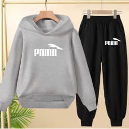 Children 3-12Yrs Pullover Casual Coat Top Jogging Set Charming Tracksuits Letter Hoodie Sweatshirt+Pants Boys Girls Kids clothes