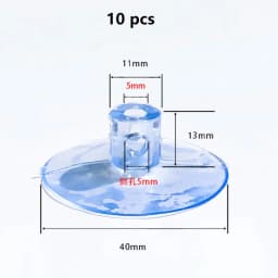 20/30/40mm Suction Cup with Holes Sucker for Flag Balloon Cat Toy Suction Cup PVC Sucker Pads for Glass Decor Wedding Car