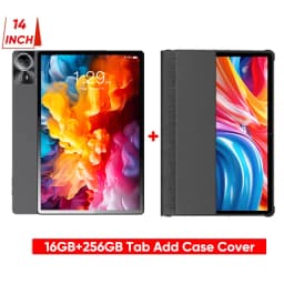 Google Play Support 14 Inch Tablet Pc Android 14 Tablet 16+512GB Phone Call BT 5G WiFi Pad Hebrew/Russian Global Language