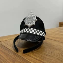 Mini Police Officer Sailor Navy Airman Pilot Hat for Pet Cat Dog Headdress