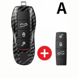 For Porsche Panamera Carrera Macan Boxster Cayman Cayenne Taycan 911 970 981 991 Car Smart Remote Key Case Fob Covers Set Shell