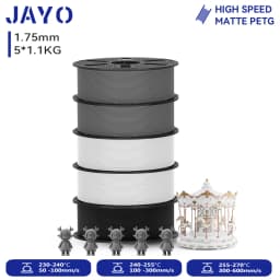 JAYO 3D PETG/ High Speed Matte PETG / PLA Classic Printer Filament 1.75mm 3D Printer Filament 5.5KG Neatly Wound PETG for 3D