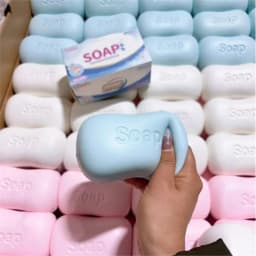 Simulation Soap Shape Squishy Toy PU Stress Reliever Decompression Anti-Anxiety Soft Slow Rebound Squeeze Gift Office Desk