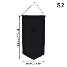 Badge Storage Display Clothe Hanging Wall Triangle Flag Brooch Board Large Brooch Storage Commemorative Box Pin Gift Collection